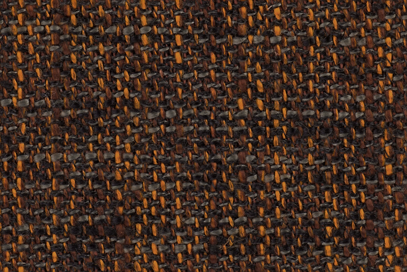 Plain fabric : terracotta orange Heather - Customization F. KOOIJMAN Paris