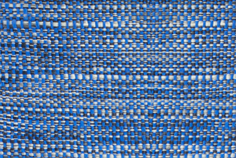 Plain fabric : electric blue Heather - Customization F. KOOIJMAN Paris