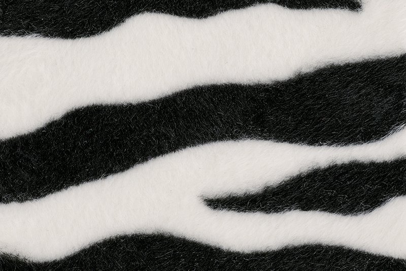 White and black Zebu fur for shoes and bags - Florence KOOIJMAN