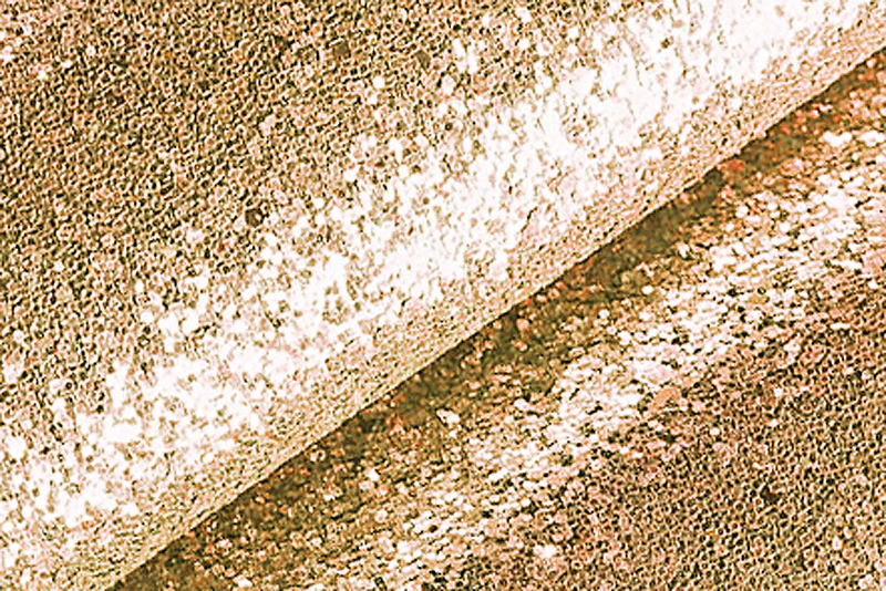 Warm gold glitter fabric for shoes and bags - Florence KOOIJMAN