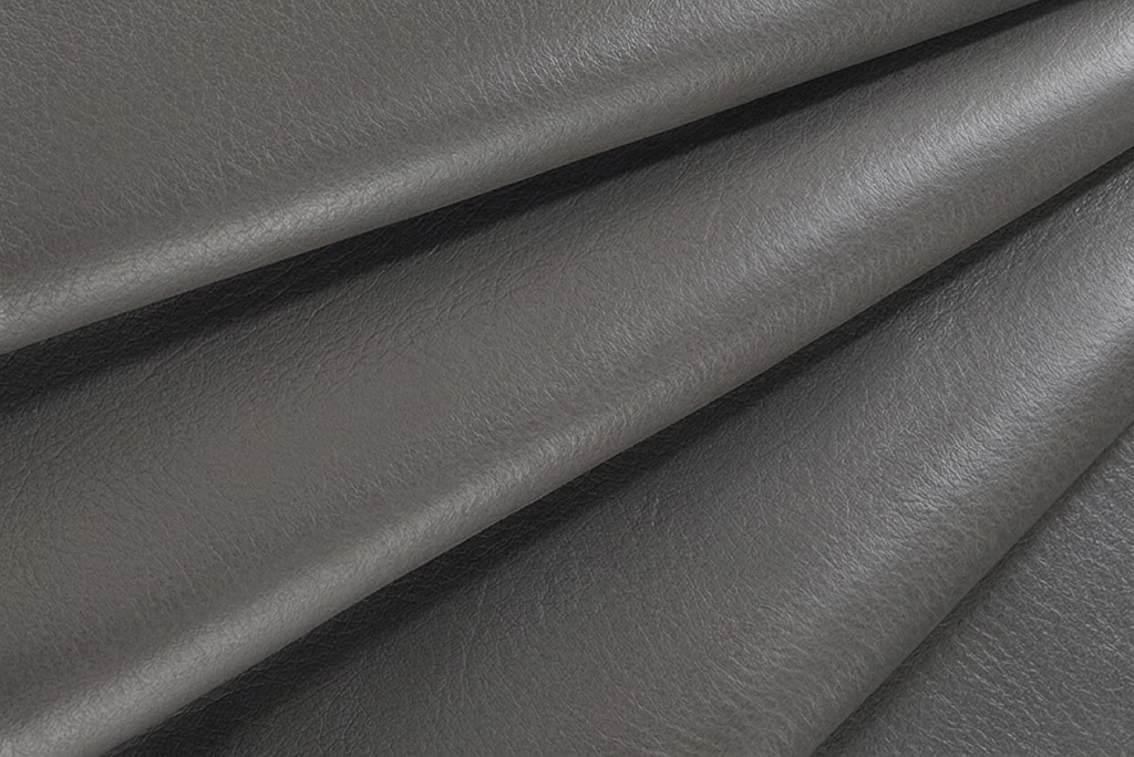 Ash grey smooth leather for pumps, heels, clutches, boots... - F. KOOIJMAN Paris
