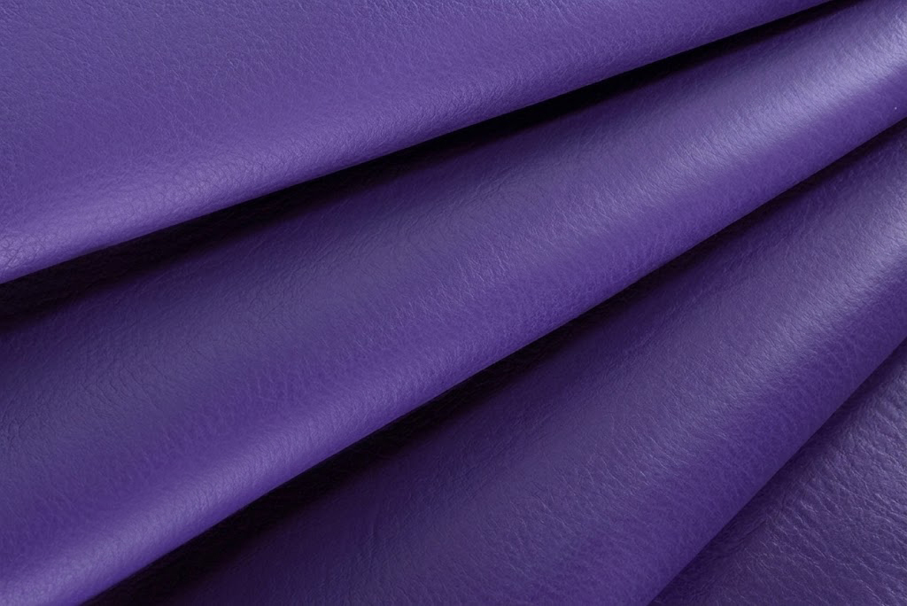 Violet purple smooth leather for pumps, heels, clutches, boots... - F. KOOIJMAN Paris