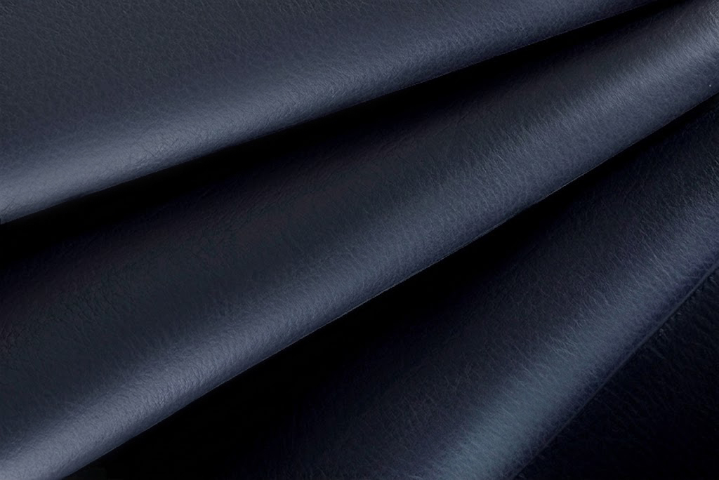 Navy blue smooth leather for pumps, heels, clutches, boots... - F. KOOIJMAN Paris