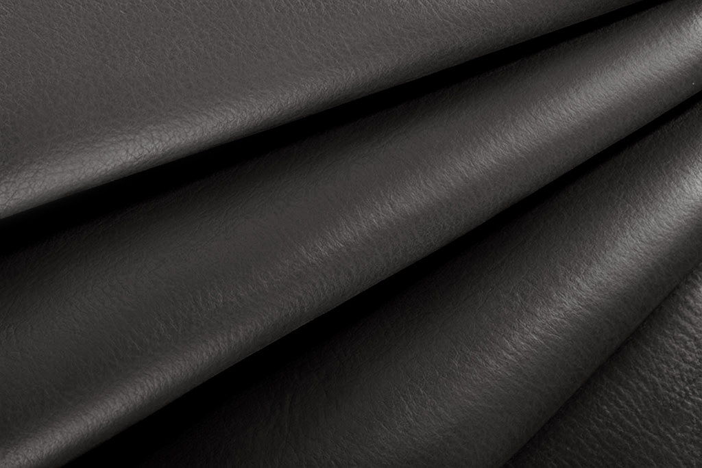 Dark grey smooth leather for pumps, heels, clutches, boots... - F. KOOIJMAN Paris