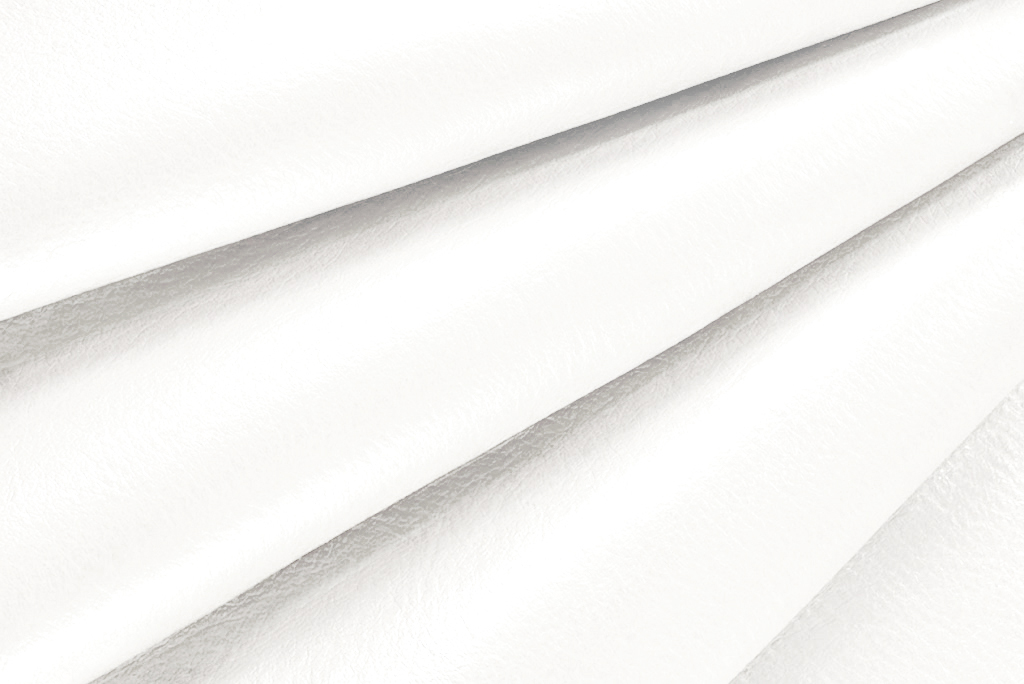Pure white smooth leather for pumps, heels, clutches, boots... - F. KOOIJMAN Paris