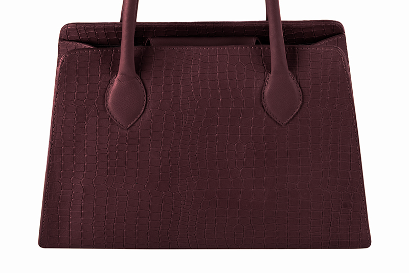 Burgundy red dress handbag for women - Florence KOOIJMAN