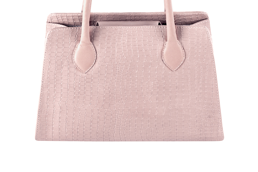 Powder pink dress handbag for women - Florence KOOIJMAN