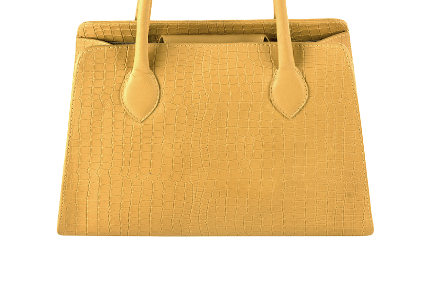 Mustard yellow dress handbag for women - Florence KOOIJMAN