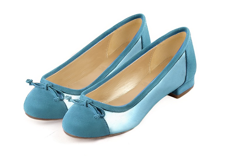 Peacock blue dress ballet pumps - Florence KOOIJMAN