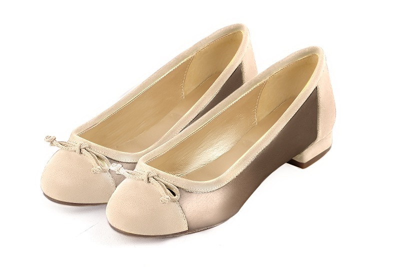 Bronze gold dress ballet pumps - Florence KOOIJMAN