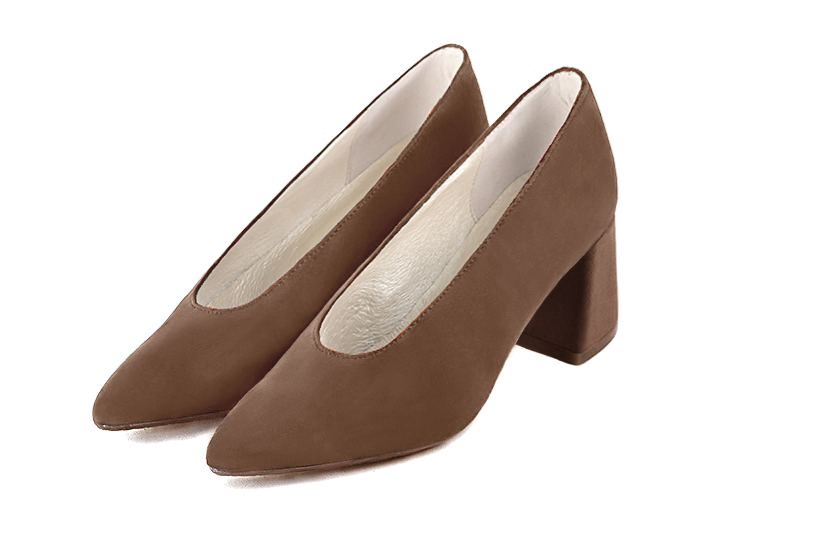 Chocolate brown dress pumps - Florence KOOIJMAN