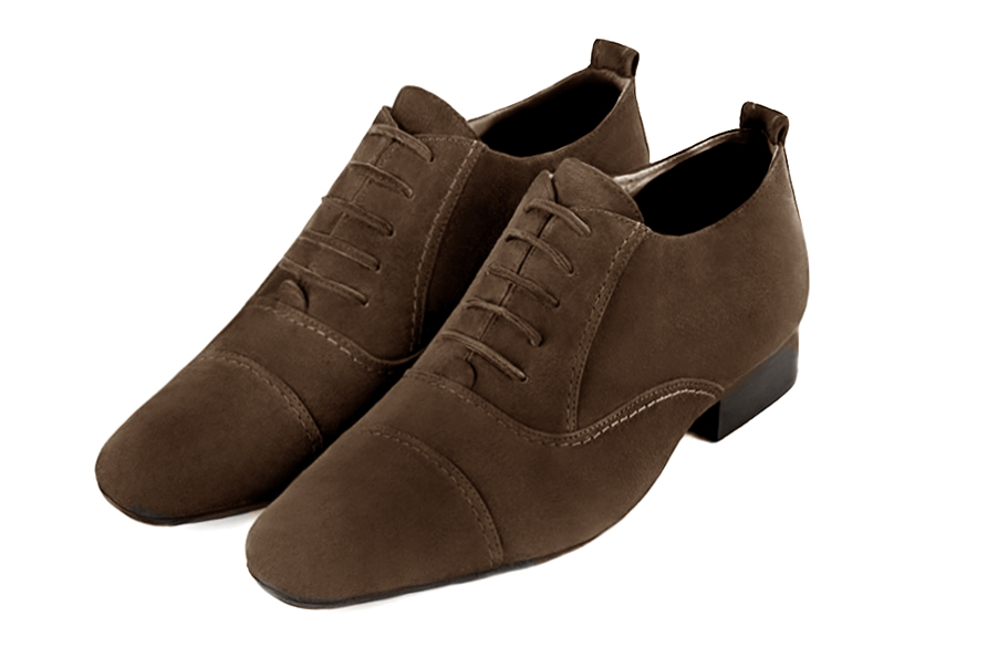 Chocolate brown dress lace-up shoes for men - Florence KOOIJMAN