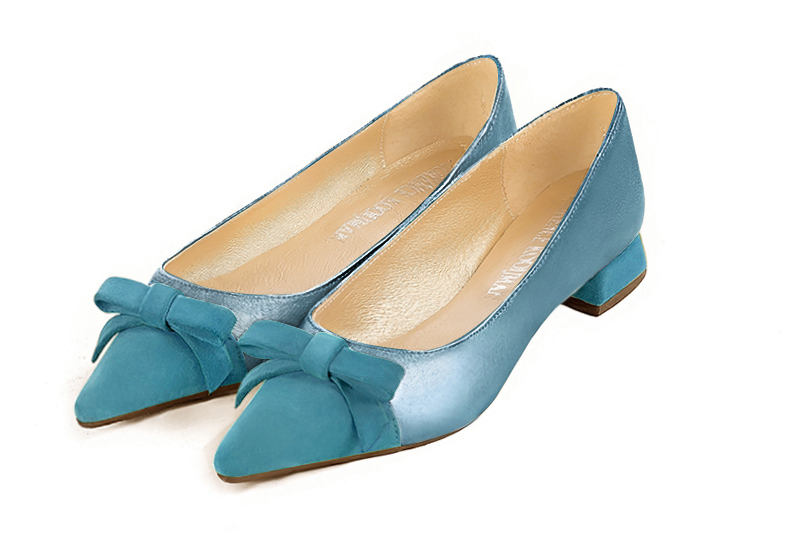 Peacock blue dress ballet pumps - Florence KOOIJMAN