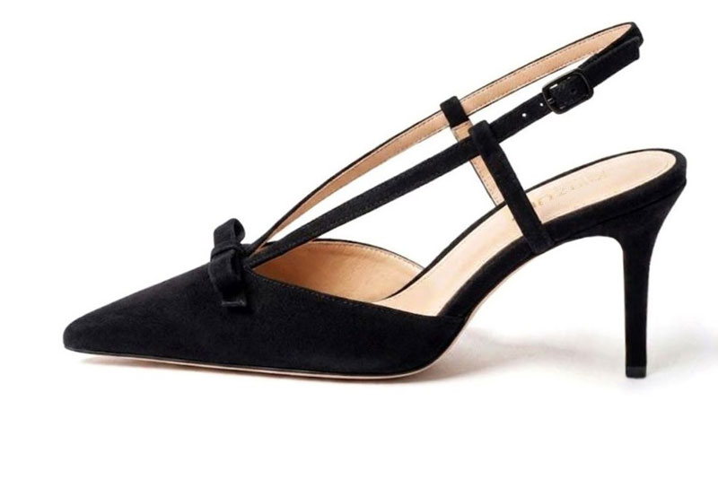 Dress slingback heels in  with  and  - Profile view