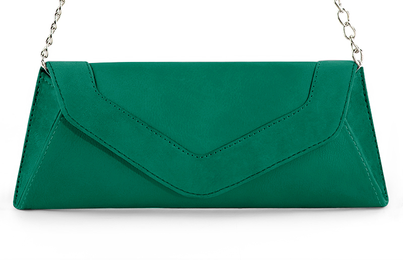 Women's emerald green luxurious elegant clutch for ceremonies, weddings and evenings out. Women's emerald green luxurious elegant clutch for ceremonies, weddings and evenings out.