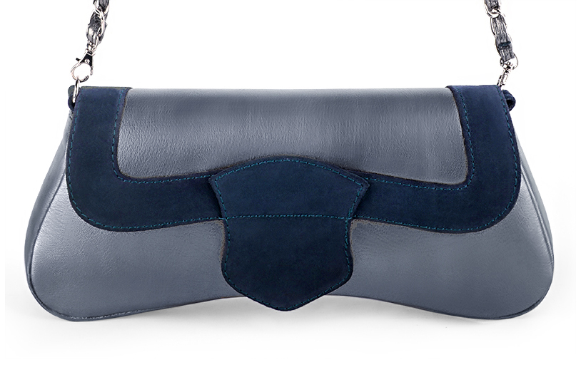 Denim blue dress clutch for women - Florence KOOIJMAN