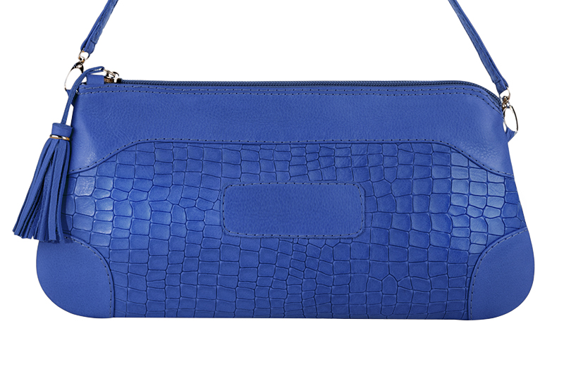 Electric blue matching shoes and clutch. Wiew of clutch - Florence KOOIJMAN