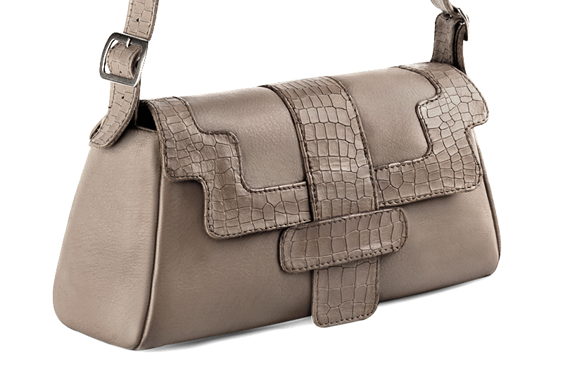 Handcrafted women's luxurious elegant handbag in premium bronze beige leather. Perfect for elevated everyday style.   
                Choose from our luxurious collections of leather and fabric to perfectly match your handbags to your outfits.