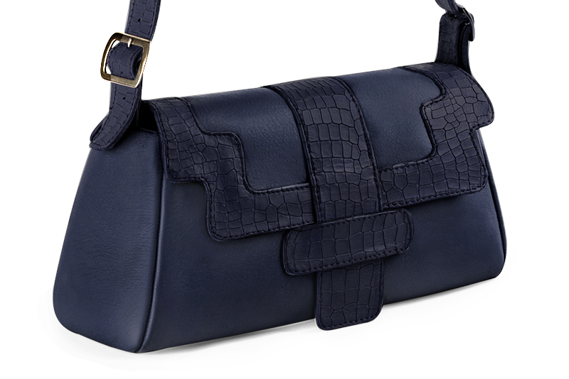 Handcrafted women's luxurious elegant handbag in premium navy blue leather. Perfect for elevated everyday style.   
                Choose from our luxurious collections of leather and fabric to perfectly match your handbags to your outfits.