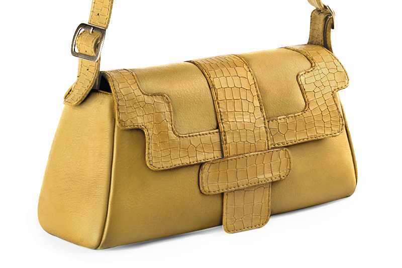 Handcrafted women's luxurious elegant handbag in premium mustard yellow leather. Perfect for elevated everyday style.   
                Choose from our luxurious collections of leather and fabric to perfectly match your handbags to your outfits.