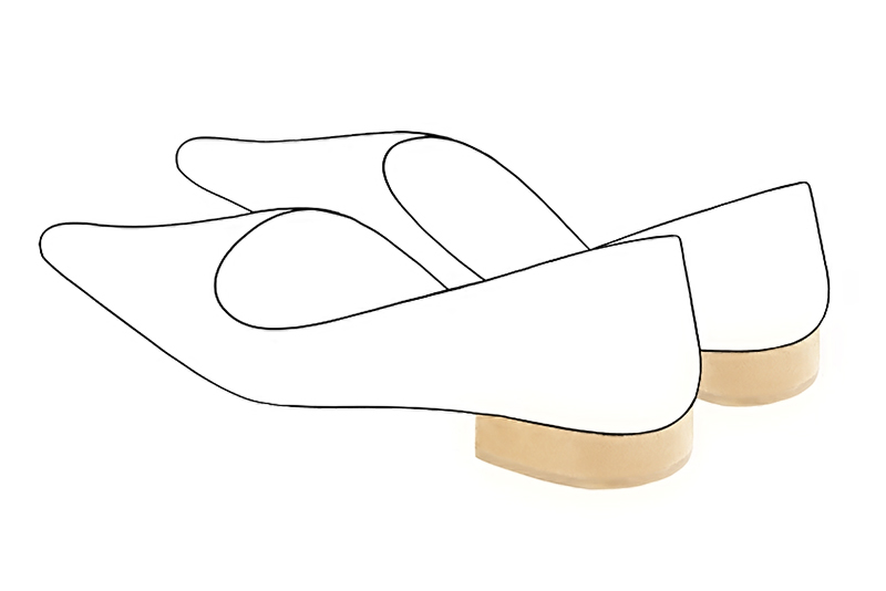 3&frasl;4 inch / 2 cm high block heels. Front view - Florence KOOIJMAN