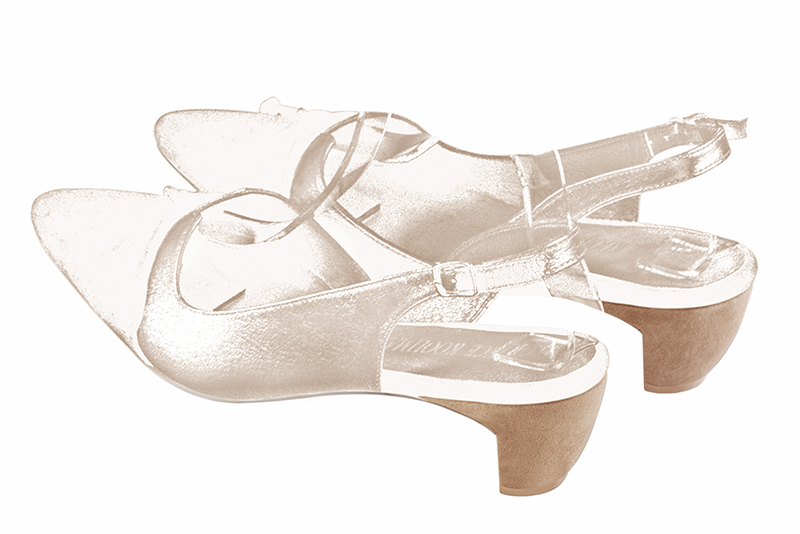 1 5&frasl;8 inch / 4 cm high comma heels. Front view - Florence KOOIJMAN