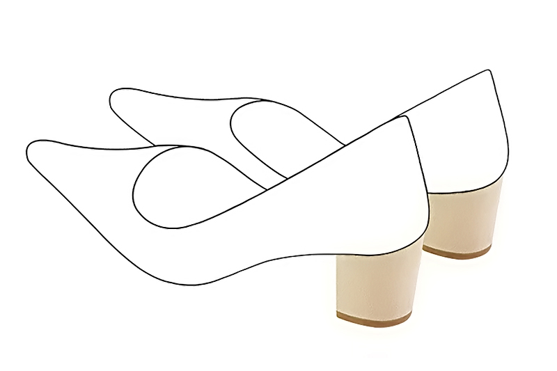 2 1&frasl;8 inch / 5.5 cm high block heels - Florence Kooijman