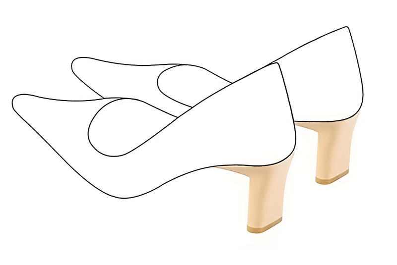 2 1&frasl;2 inch / 6.5 cm high comma heels - Florence Kooijman