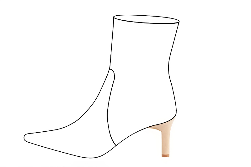 2 1&frasl;2 inch / 6.5 cm high slim heels. Profile view - Florence KOOIJMAN