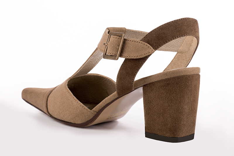 2 1&frasl;2 inch / 6.5 cm high block heels. Front view - Florence KOOIJMAN