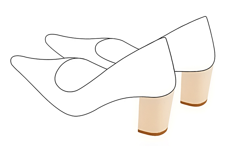2 1&frasl;2 inch / 6.5 cm high block heels - Florence Kooijman
