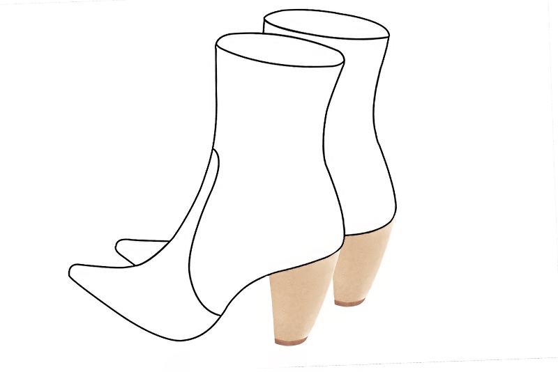 3 inch / 7.5 cm high cone heels - Florence Kooijman