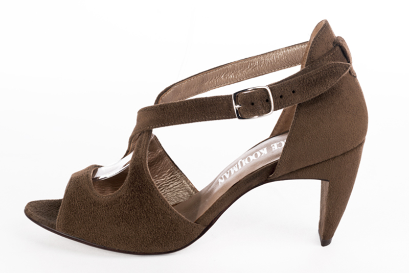 3 inch / 7.5 cm high comma heels. Profile view - Florence KOOIJMAN