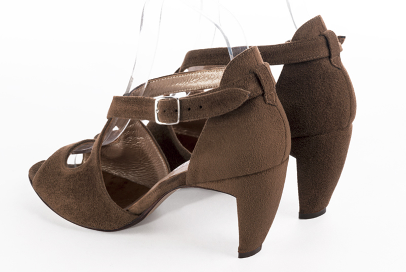 3 inch / 7.5 cm high comma heels. Front view - Florence KOOIJMAN