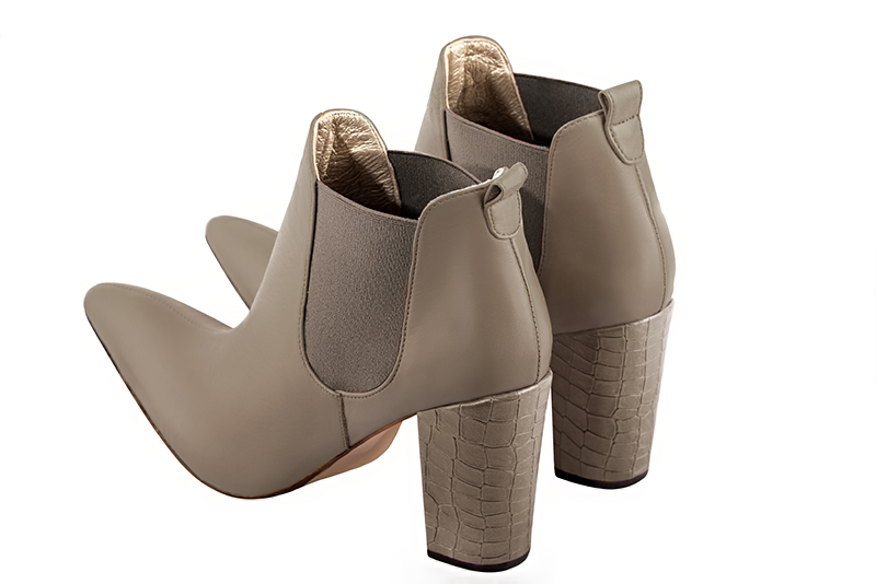 3 inch / 7.5 cm high block heels. Front view - Florence KOOIJMAN