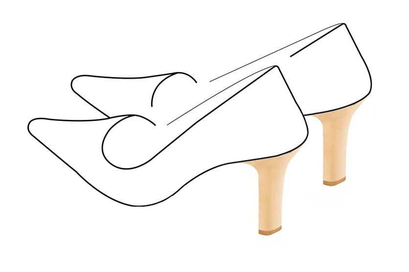 Talon fin sur une base rectangulaire. - Florence KOOIJMAN