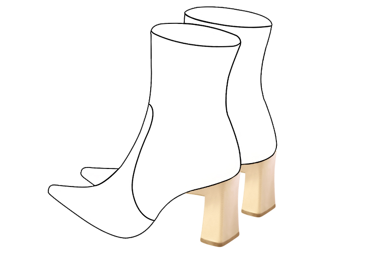 3 inch / 7.5 cm high flare heels - Florence Kooijman