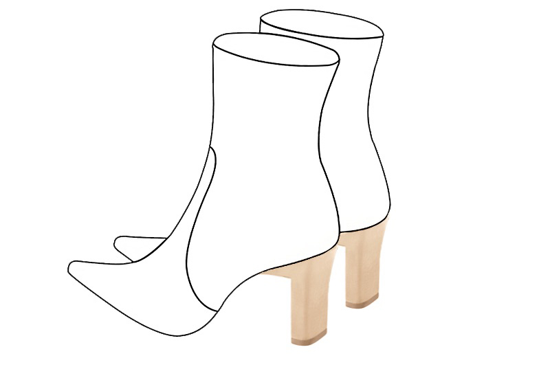 3 inch / 7.5 cm high comma heels - Florence Kooijman