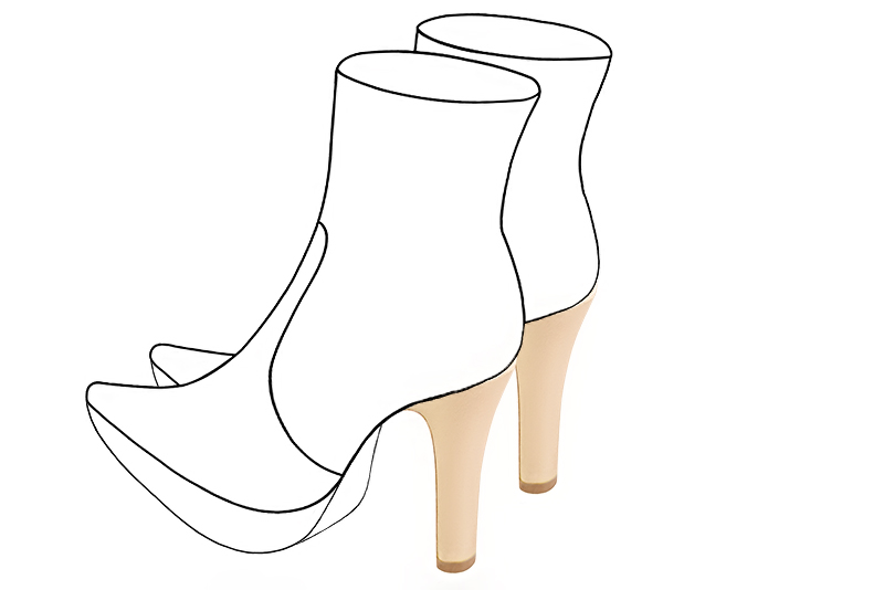 4 1&frasl;8 inch / 10.5 cm high slim heels with 3&frasl;4 inch / 2 cm high platforms at the front - Florence Kooijman