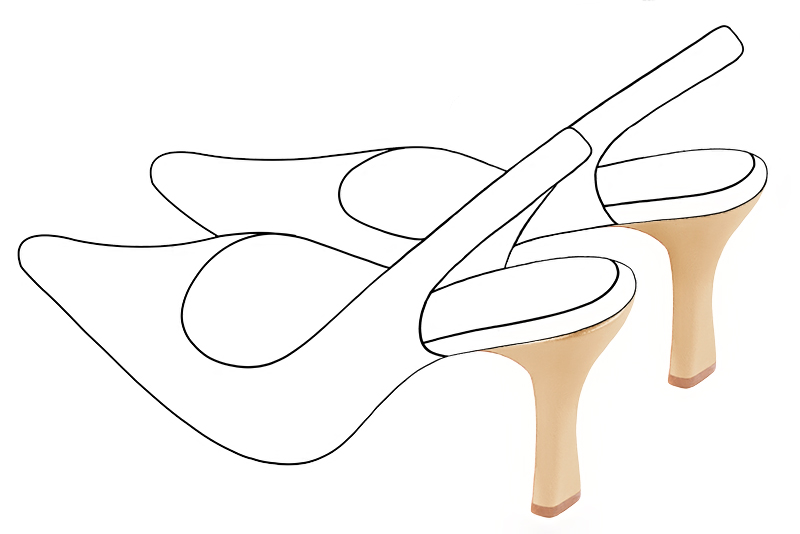 3 3&frasl;8 inch / 8.5 cm high spool heels - Florence Kooijman