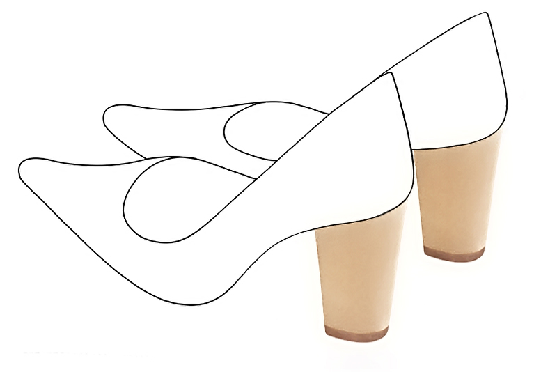 3 3&frasl;8 inch / 8.5 cm high block heels - Florence Kooijman
