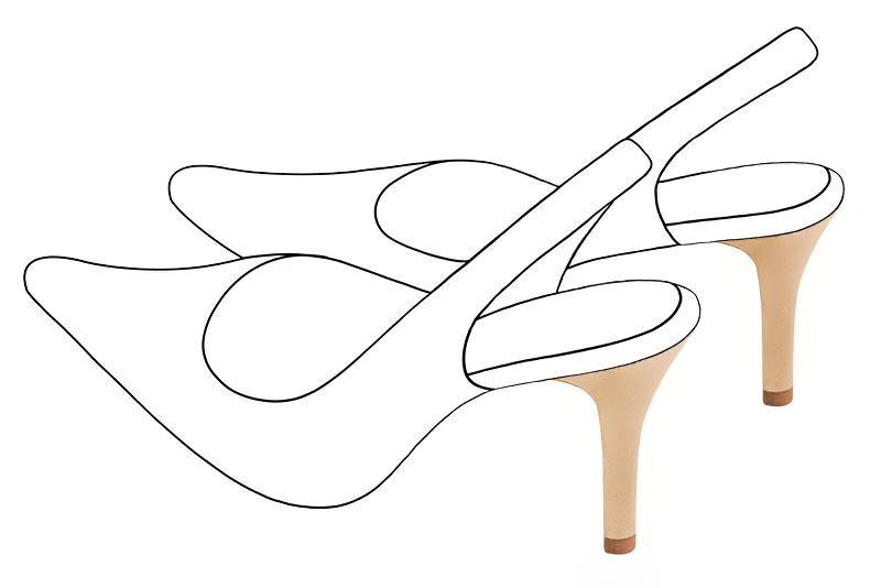 3 3&frasl;8 inch / 8.5 cm high slim heels - Florence Kooijman