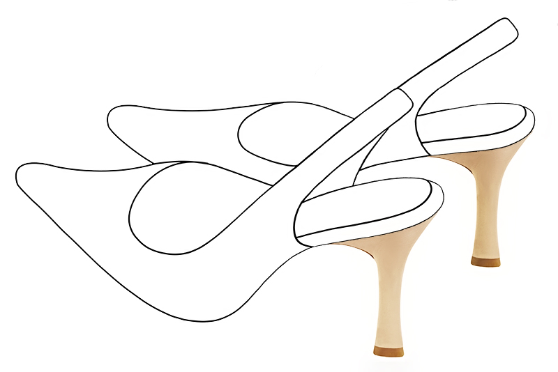 3 3&frasl;4 inch / 9.5 cm high spool heels - Florence Kooijman