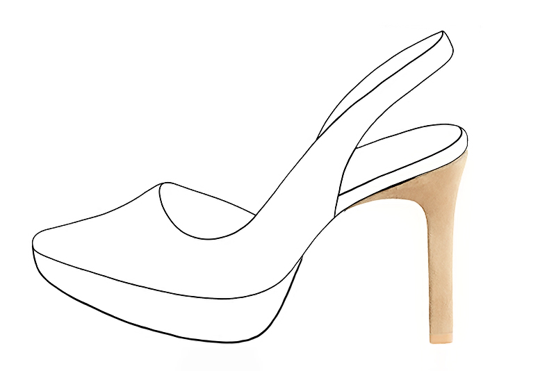 4 3&frasl;8 inch / 11 cm high slim heels. Profile view - Florence KOOIJMAN