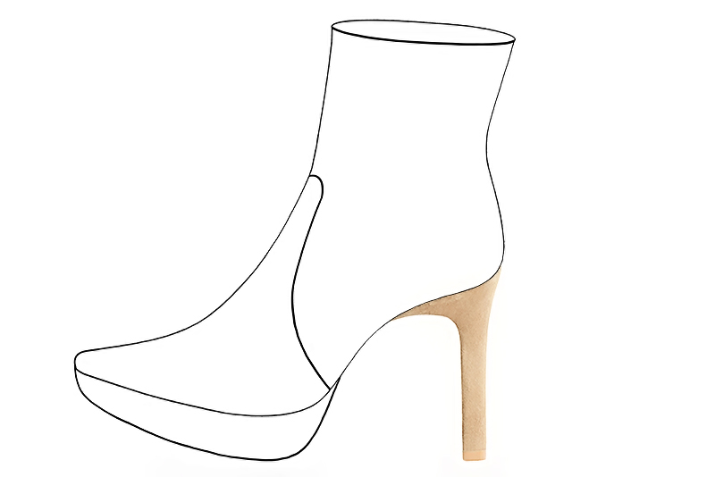 4 3&frasl;8 inch / 11 cm high slim heels. Profile view - Florence KOOIJMAN